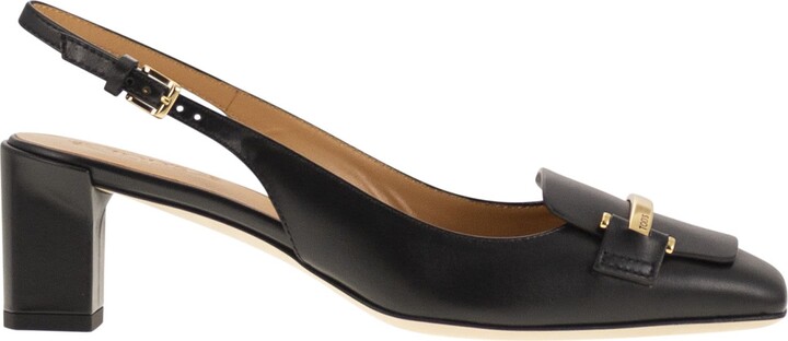 Tod's Slingback Leather Décolleté