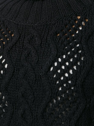 Ermanno Scervino open cable knit jumper