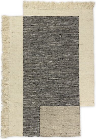 ferm LIVING Counter Area Rug in Grey Size: 4 Ft. 7 In. x 6 Ft. 6 In.