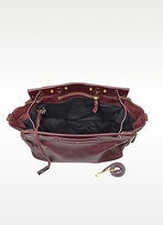 Thumbnail for your product : Jerome Dreyfuss Carlos Burgundy Leather Tote