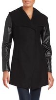 Thumbnail for your product : Dawn Levy Cece Wool-Blend & Faux Leather Jacket