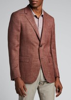 Thumbnail for your product : Ermenegildo Zegna Men's Wool-Blend Textured Regular-Fit Blazer