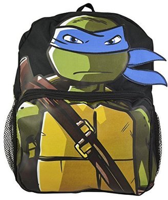 Nickelodeon Teenage Mutant Ninja Turtles TMNT Leonardo 16" School Backpack Travel Bag