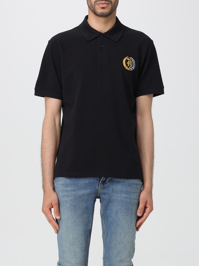 Just Cavalli Polo Shirt Men color Black