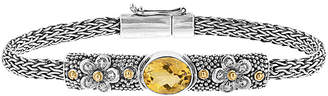 Rob-ert Robert Manse Designs Bali Silver & 18K Citrine Bracelet