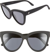 Thumbnail for your product : Le Specs Liar Liar 57mm Polarized Cat Eye Sunglasses