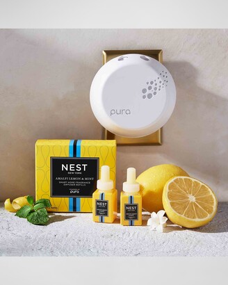 NEST Fragrances Amalfi Lemon & Mint Pura Smart Home Diffuser Refill, 2 x 0.33 oz.