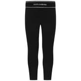 Thumbnail for your product : Dolce & Gabbana Dolce & GabbanaGirls Black Jersey Leggings