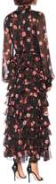 Thumbnail for your product : Giambattista Valli Ruffled floral silk gown