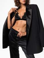 Thumbnail for your product : Oseree Travaille velvet triangle bikini