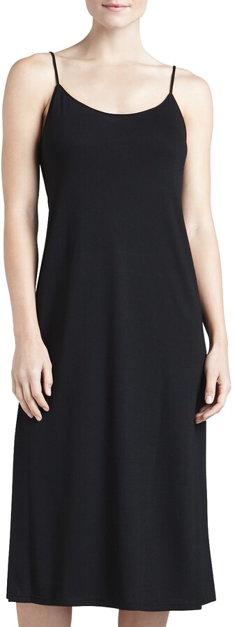 black spaghetti strap nightgown