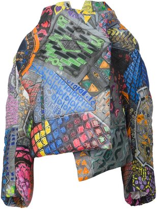 Vivienne Westwood abstract print oversized coat