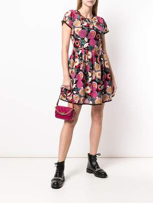 RED Valentino floral embroidered mini dress