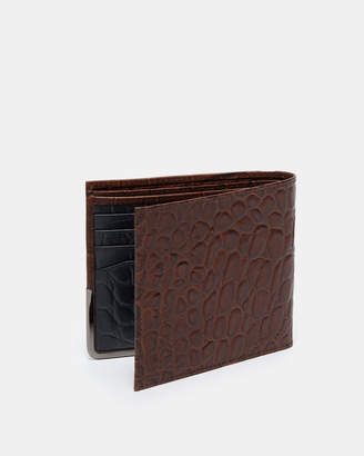 Ted Baker CROCDIL Embossed leather wallet