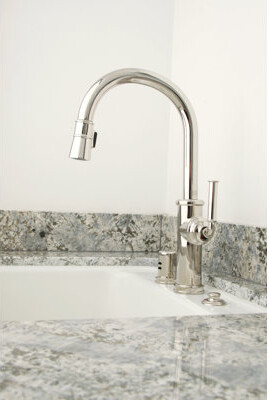 Newport Brass Taft Single Handle Pull Down Kitchen Faucet