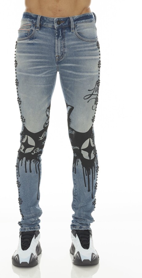 Cult of Individuality Punk Super Skinny In Acid Lucky Bastard