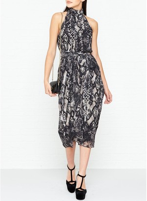 tommy hilfiger zendaya halter neck dress