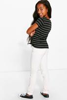 Thumbnail for your product : boohoo Girls High Waisted Skinny Tube Jeans