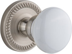Grandeur Newport Rosette Single Dummy with Parthenon Door Knob