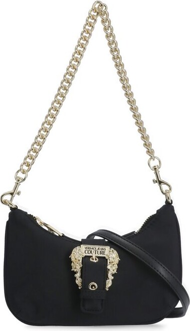 Versace Jeans Couture Black Small Logo Lock Bag - ShopStyle