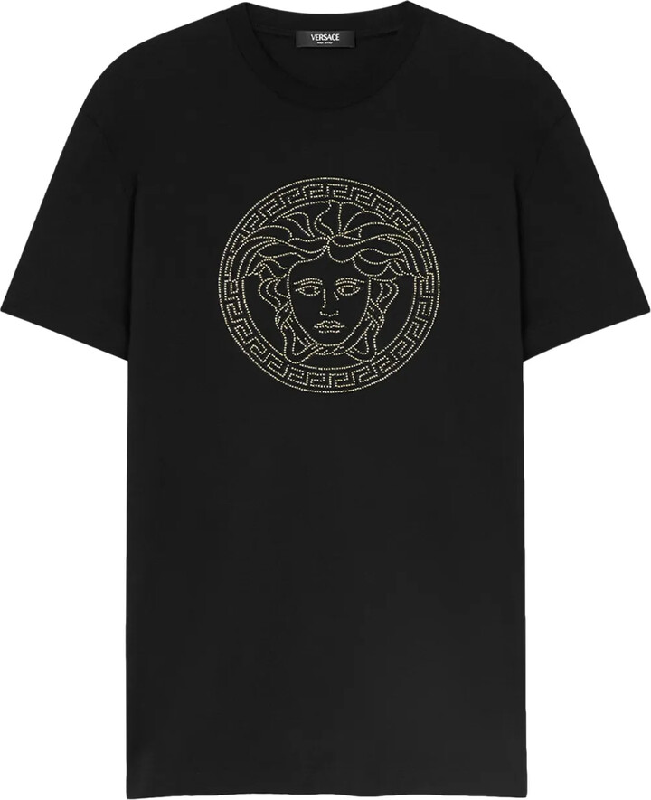 Versace Medusa embellished T-shirt