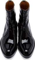 Thumbnail for your product : Jil Sander Black Patent Leather Platform Boots