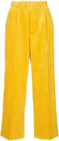 Thumbnail for your product : ASTRAET ribbed cropped trousers