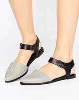 Thumbnail for your product : Vero Moda Buckle 2 Part Flat Shoe