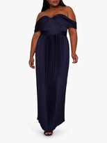 Thumbnail for your product : Chi Chi London Curve Calie Formal Dress, Navy