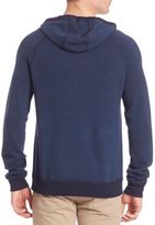 Thumbnail for your product : Vince Birdseye Ribbed Hoodie