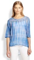 Thumbnail for your product : Gypsy 05 Dolman Silk Tie-Dye Top