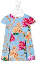 Thumbnail for your product : Versace Floral Print Dress