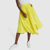 Thumbnail for your product : Lemaire Long Umbrella Cotton Wrap Skirt In Lemon