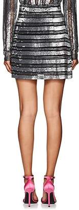 Derek Lam 10 Crosby Women's Sequined Chiffon Miniskirt - Black