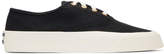 Thumbnail for your product : MAISON KITSUNÉ Black Canvas Sneakers