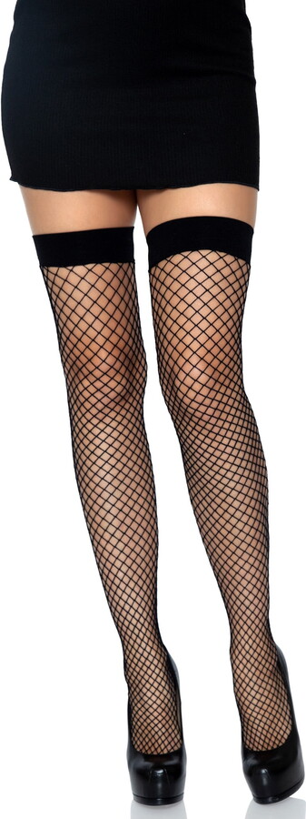 Lycra Fishnet Thigh High Adult Halloween Accessory