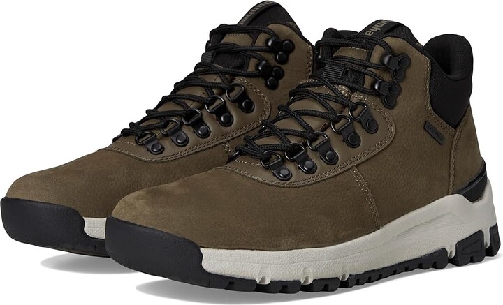 Dunham Alpine Mid Boots Men's Boots Dark Taupe Leather : 9 D (M), Leather/Rubber