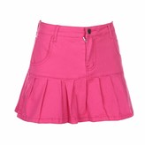 Thumbnail for your product : Nensiche Women's Casual Slim A-line Pleated Ruffle Short Mini Dresses High Waisted Pleated Skirt Solid Color Skirt (Light Blue S)