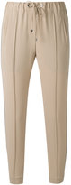 Brunello Cucinelli - cropped trousers - women - Soie/Polyester/Spandex/Elasthanne/Cuprolaine vierge - 40