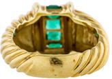 Thumbnail for your product : David Yurman Emerald Cable Ring