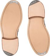 Thumbnail for your product : Thom Browne Grosgrain-trim leather penny loafers