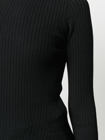 Thumbnail for your product : Valentino VLOGO ribbed crew neck jumper