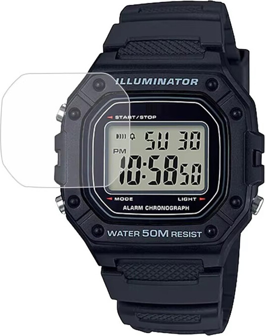 Caysolle 3pc Screen Protector Cover Film For Casio DW-5600/5610 B650WC B640WC LA680 LA670 F-108WH W-218H/217H F-91W GBD-200 GX-56 GBX-100