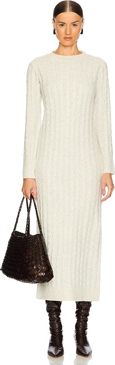 Cable Crew Neck Maxi Dress