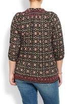 Thumbnail for your product : Lucky Brand Tiles Smocked Top