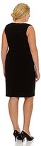 Thumbnail for your product : Calvin Klein Woman Ribbed Matte Jersey Dress