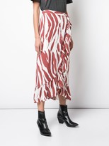 Thumbnail for your product : Anine Bing Lucky wrap skirt