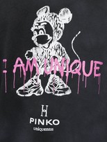 Thumbnail for your product : Pinko Graphic-Print Buttoned Hoodie