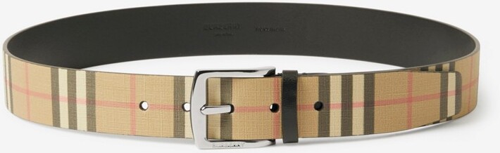 3.5cm tb check e-canvas belt - Burberry - Men