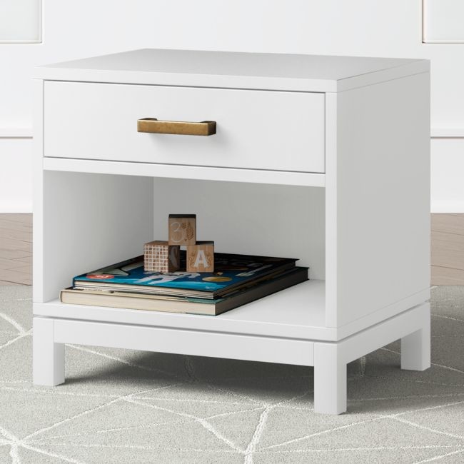 Kids Parke White Nightstand